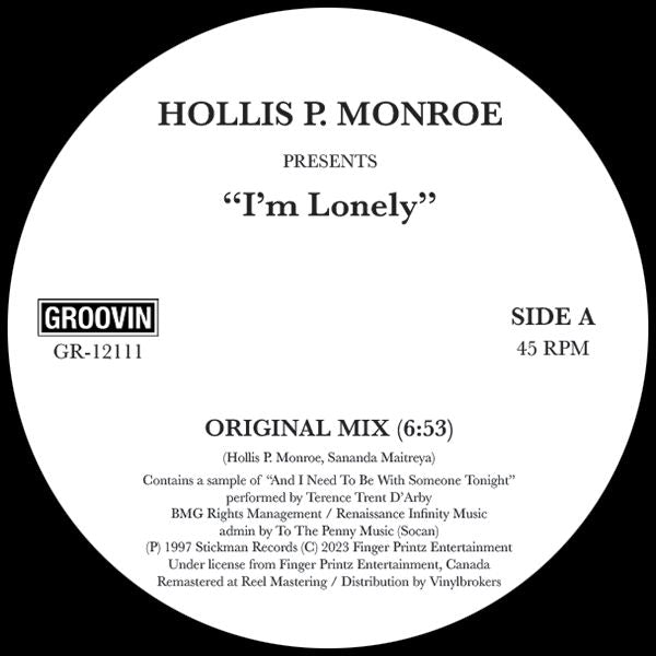 Hollis P. Monroe - I'M LONELY