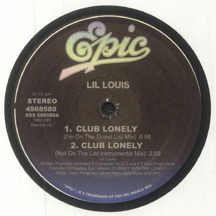 Lil Louis - CLUB LONELY