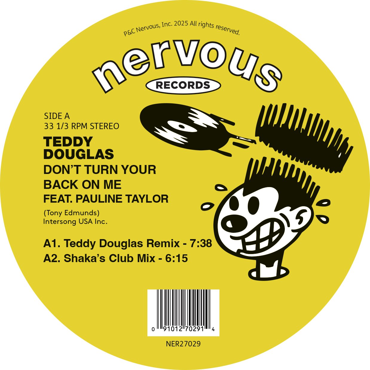 Teddy Douglas - Don't Turn Your Back On Me