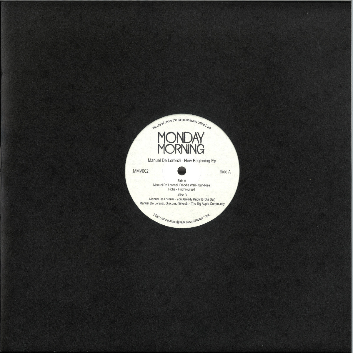 Manuel De Lorenzi - NEW BEGINNING EP