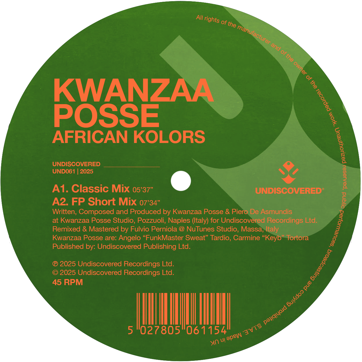Kwanzaa Posse - African Kolors