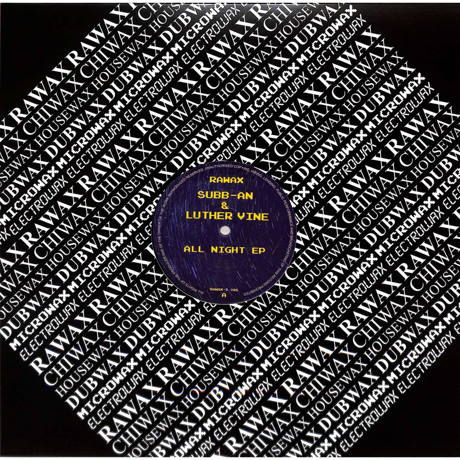 Subb An & Luther Vine - All Night EP