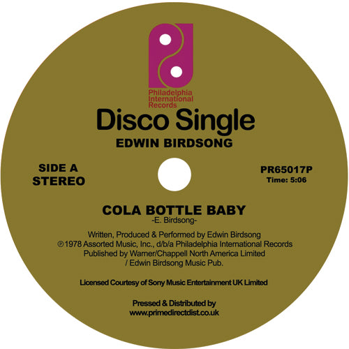 Edwin Birdsong - Cola Bottle Baby