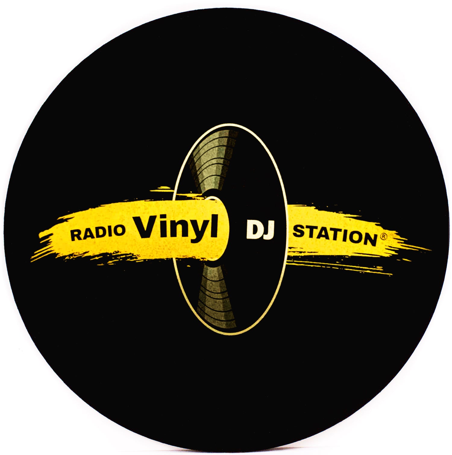 SLIPMAT NERO Radio Vinyl DJ Station - Singolo